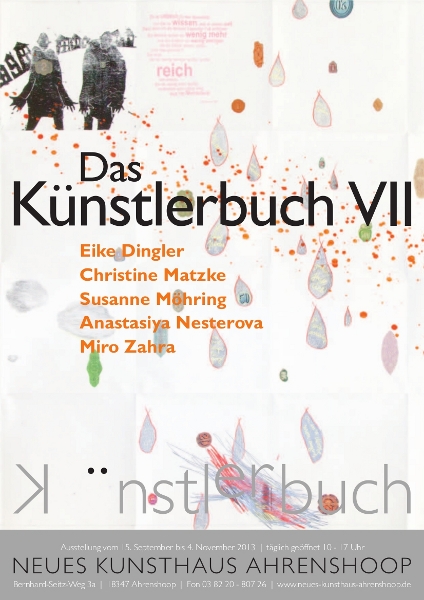 Plakat_Künstlerbuch VII